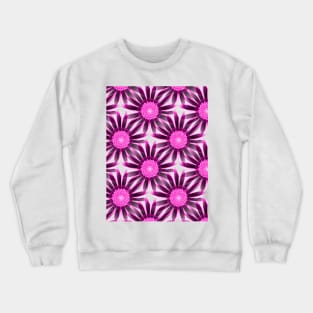 wonderful floral pattern in pink and purple Crewneck Sweatshirt